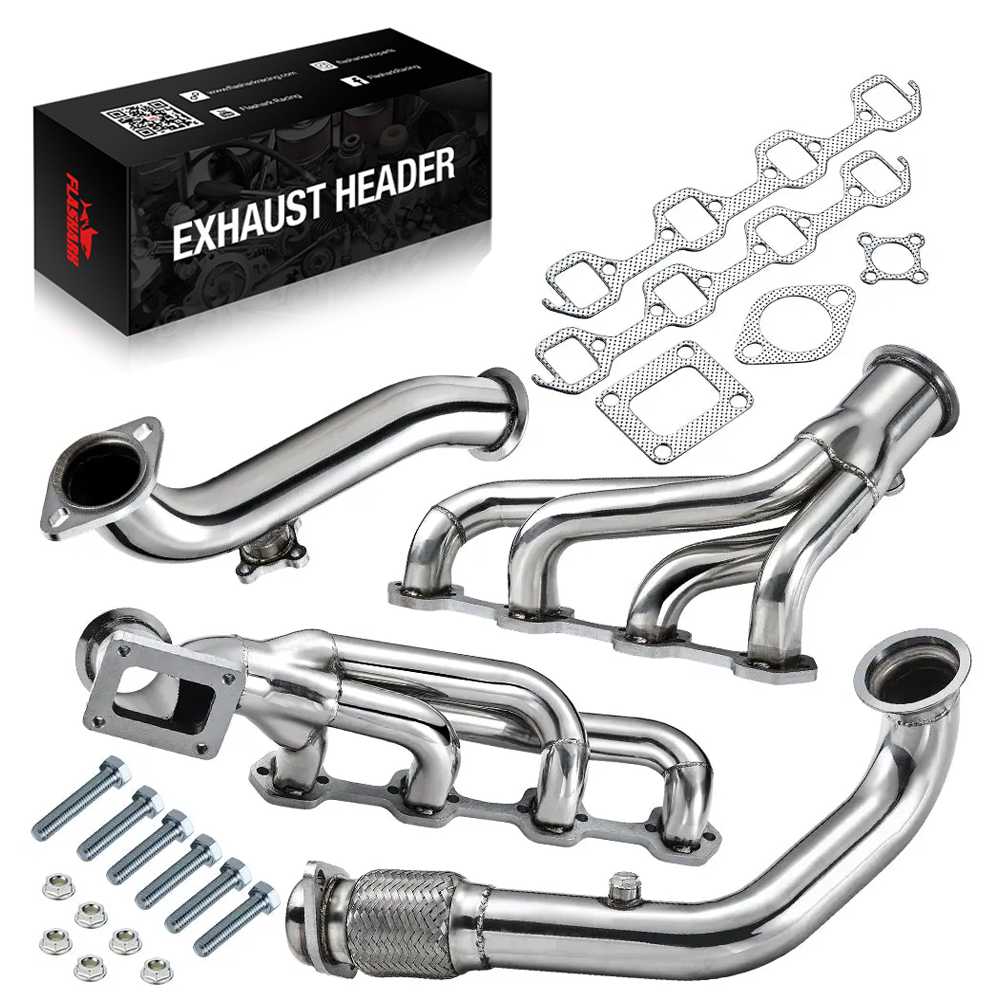 Exhaust Headers for 1979-1993 Ford Mustang 5.0L V8 T4 Racing Turbo