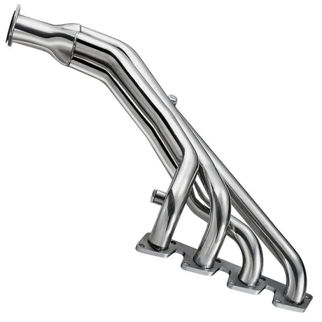 High-Flow Exhaust Header & Downpipe for 1991-1994 Nissan 240SX 2.4L S13 KA24DE Flashark