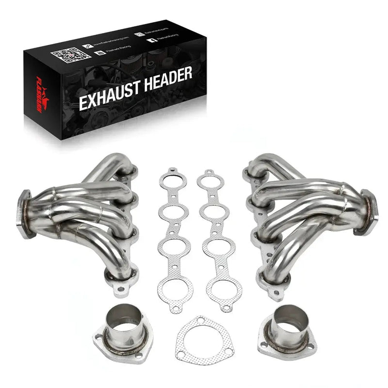 Stainless Steel Block Hugger LS Swap Exhaust Headers for 1923-1967 Chevrolet Small Block (LS1/LSX, 350 Compatible) Flashark