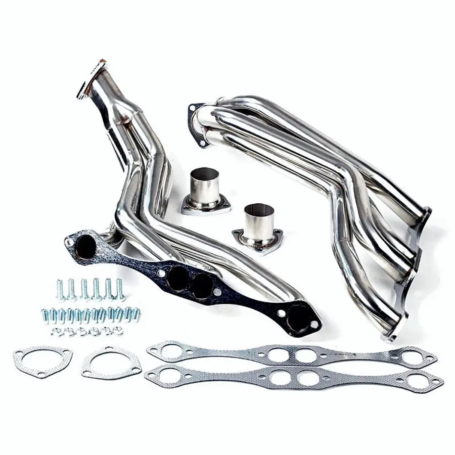 Exhaust Headers for 1935-1948 Chevy Street Rod | SBC Small Block 265 305 327 350 400 V8 Swap | Block Hugger Shorty Style
