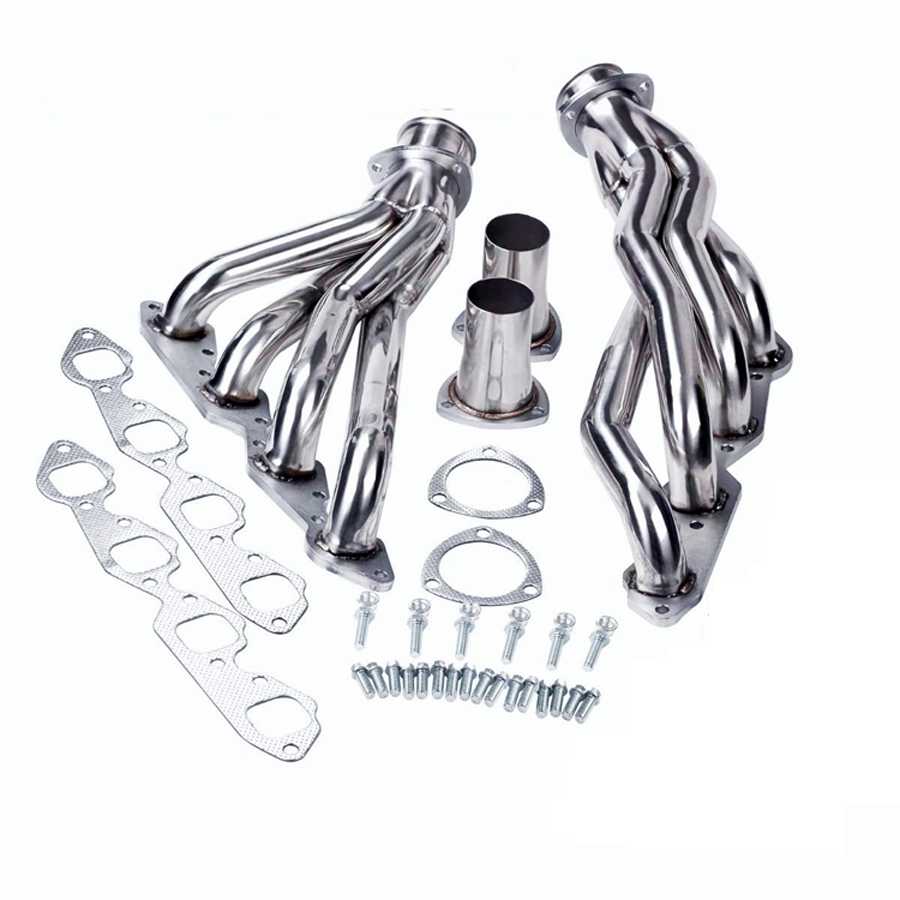 Exhaust Header for 1965-1972 Chevrolet/Chevy Camaro, Nova, Bel Air, Biscayne, Impala 396/402/427/454 - Short Tube Flashark
