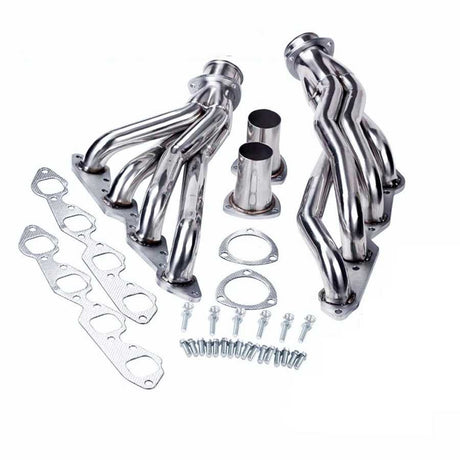 Exhaust Header for 1965-1972 Chevrolet/Chevy Camaro, Nova, Bel Air, Biscayne, Impala 396/402/427/454 - Short Tube Flashark