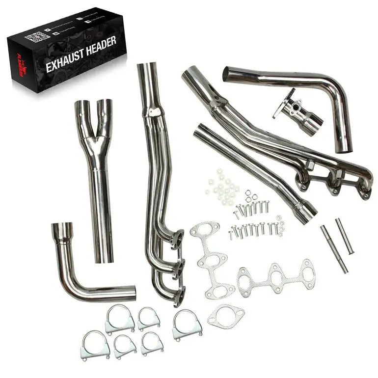 Exhaust Headers for 1988-1995 Toyota 3rd Gen 4Runner & Pickup 3.0L 3VZ-E V6 Flashark