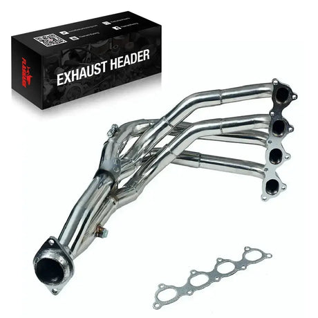 Exhaust Header for 1993-2001 Acura Integra GSR / Type R Trims丨Honda Civic Del Sol Si Trim / VTEC Trim丨DOHC VTEC I4 Engine