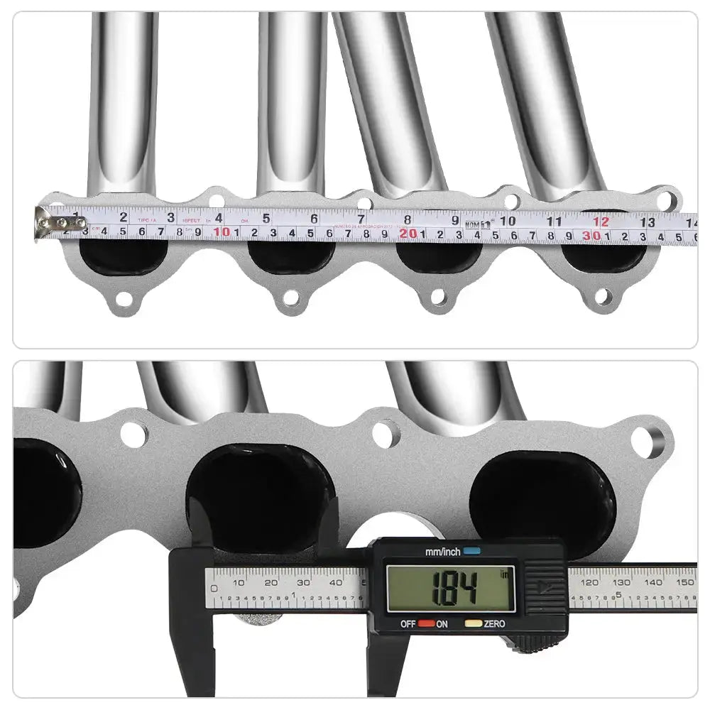 Exhaust Header for 1993-2001 Acura Integra GSR / Type R Trims丨Honda Civic Del Sol Si Trim / VTEC Trim丨DOHC VTEC I4 Engine