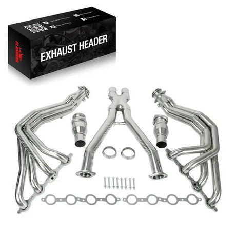 Long Tube Exhaust Headers for 1997-2004 Chevy C5 Corvette Base & Z06 LS1/LS6 5.7L Flashark