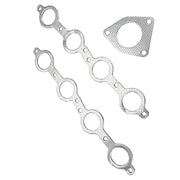 Exhaust Header for 1999-2001 GMC YUKON 4.8L 5.3L / Sierra 1500 2500 Flashark