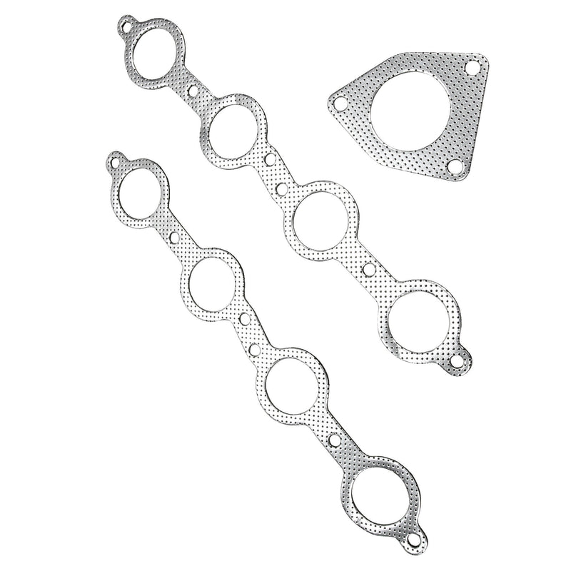 Exhaust Header for 1999-2001 GMC YUKON 4.8L 5.3L / Sierra 1500 2500 Flashark