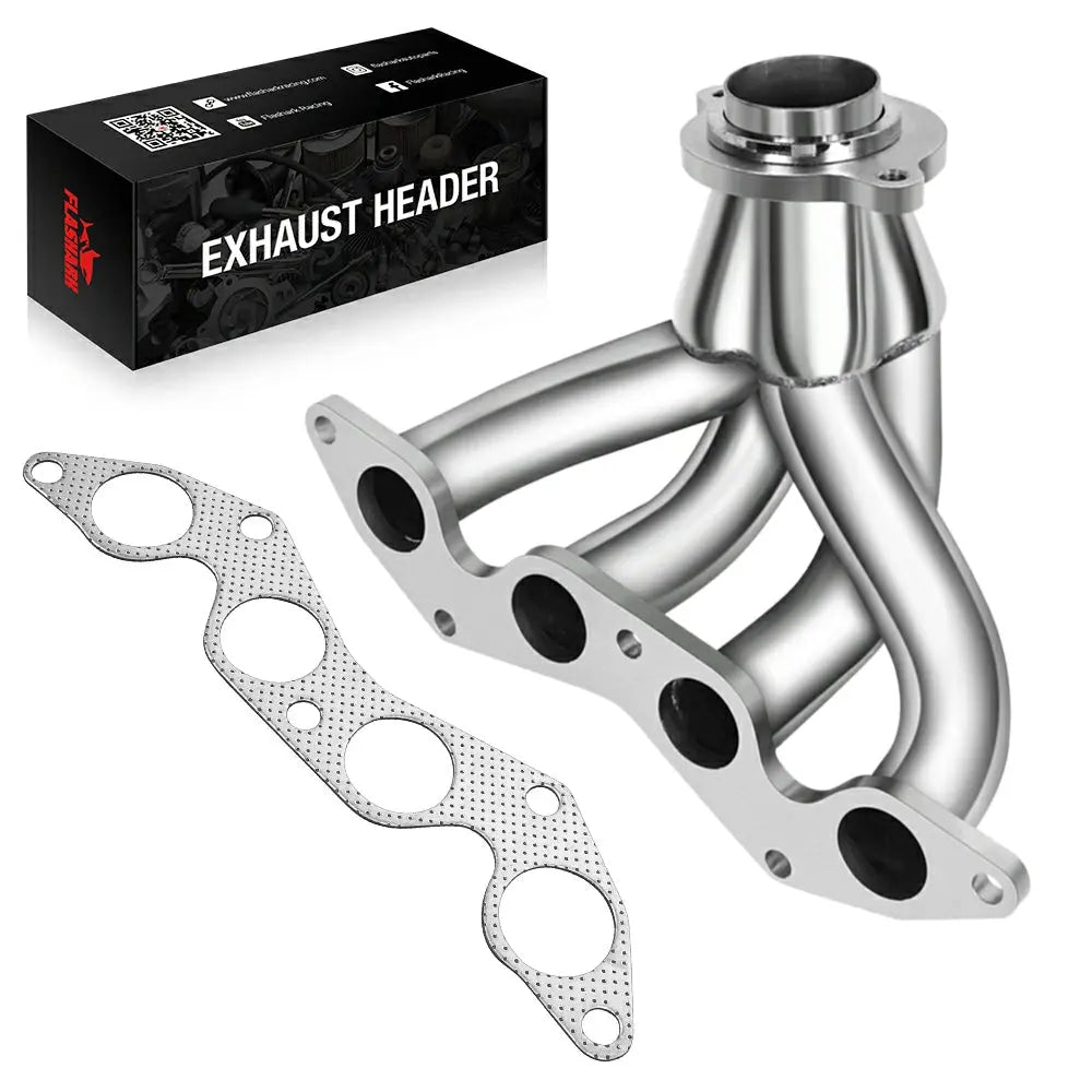 Short/Long Tube Headers For 2001-2005 Honda Civic DX/LX/EX D17A1/D17A2 1.7L 4CYL Flashark