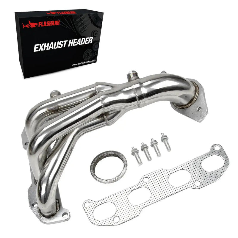 Exhaust Header for 2002-2006 Nissan Sentra 2.5L SER Spec-V B15 2.5L QR25DE DOHC Flashark
