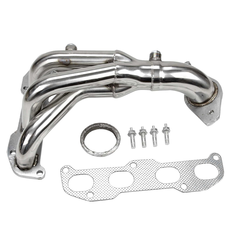 Exhaust Header for 2002-2006 Nissan Sentra 2.5L SER Spec-V B15 2.5L QR25DE DOHC Flashark