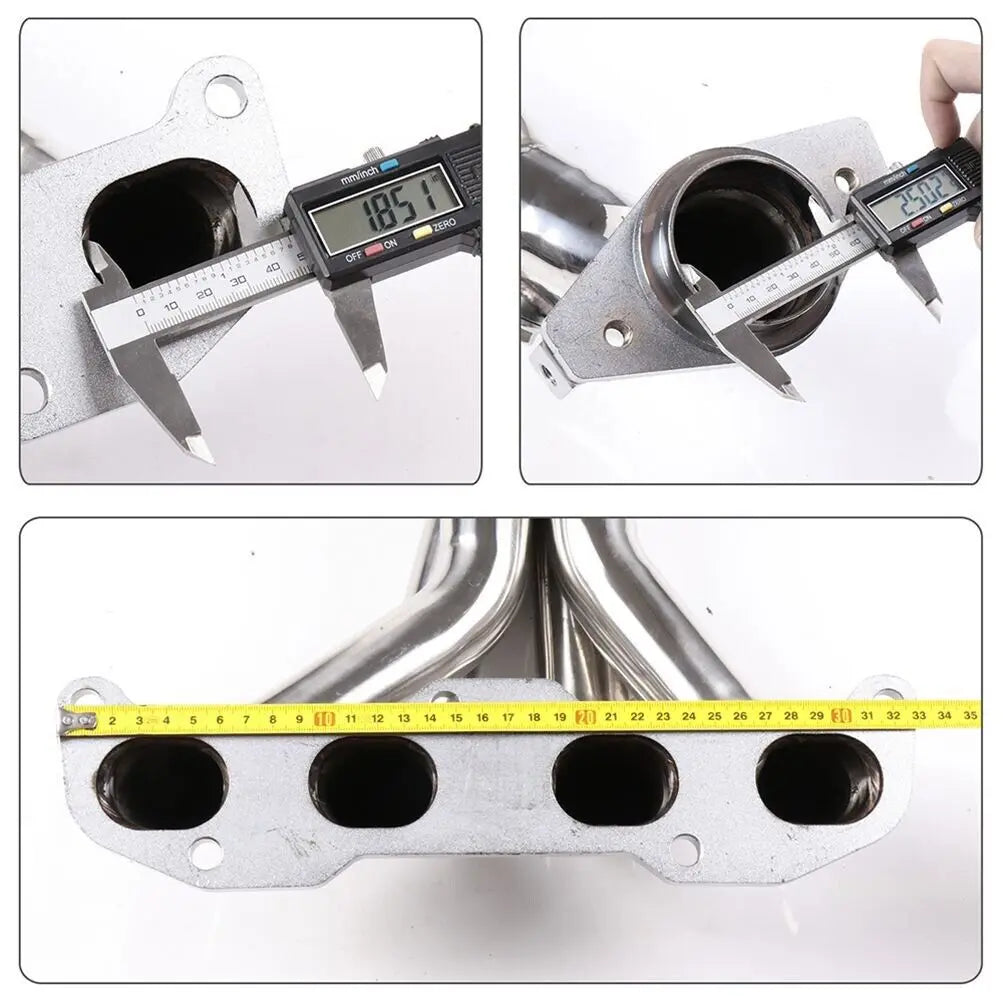 Exhaust Header for 2002-2006 Nissan Sentra 2.5L I4丨2002-2006 SE-R丨2002-2004/2006 SE-R Spec V丨2004 2.5 S丨2003 Limited Edition