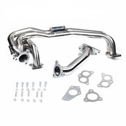Exhaust Header Up Pipe All in One Kit for 2002-2007 Subaru Impreza WRX/STi Sedan/Wagon 4-Door 2.0L 2.5L Flashark