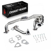 Exhaust Header Up Pipe All in One Kit for 2002-2007 Subaru Impreza WRX/STi Sedan/Wagon 4-Door 2.0L 2.5L Flashark