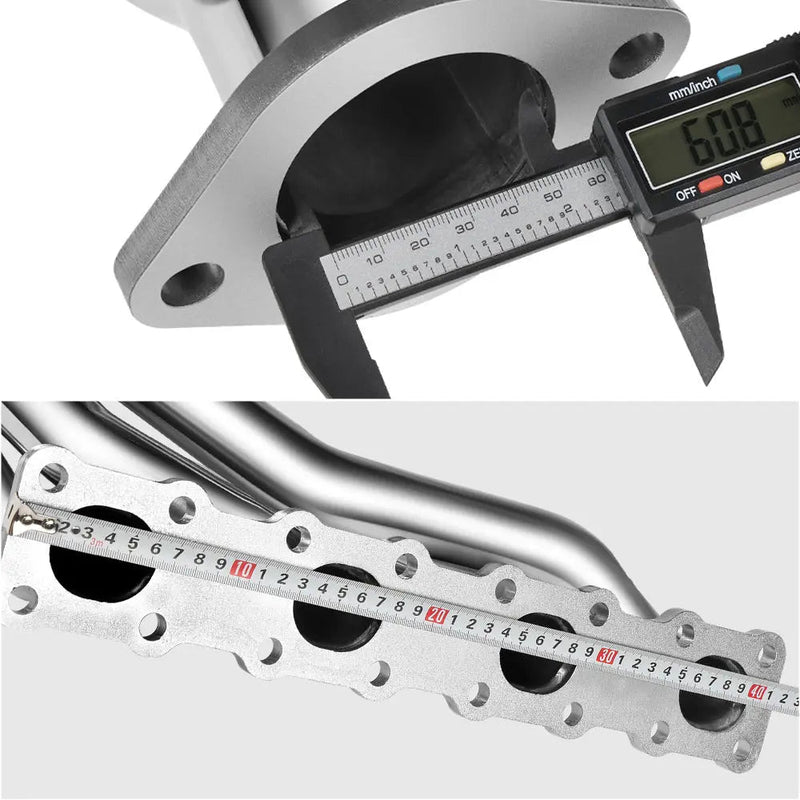 Long Tube Headers for 2004-2015 Nissan Titan, Armada, NV2500, NV3500, Pathfinder & Infiniti QX56 5.6L V8 Flashark