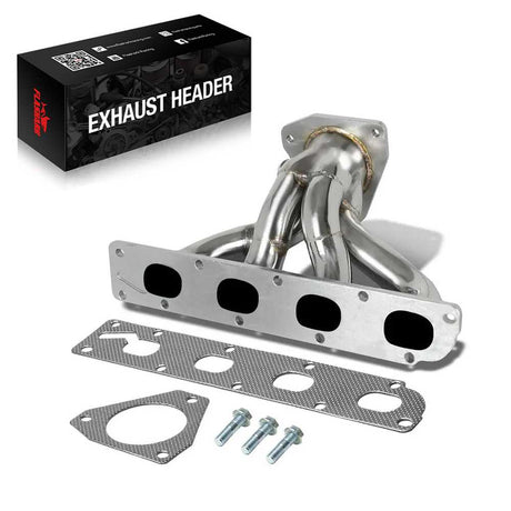 Exhaust Header for 2004-2010 Chevrolet Chevy Cobalt/Hhr/Saturn 2.2L/ 2.4L I4 Flashark
