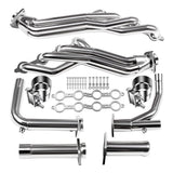 Long Tube Headers for 2007-2014 Chevy Silverado/Suburban/Tahoe GMC Sierra/Yukon Cadillac Escalade 4.8L/5.3L/6.0L/6.2L Vortec Flashark