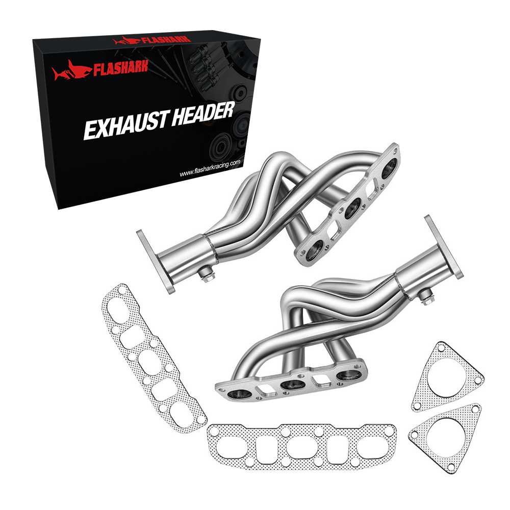 Exhaust Headers for 2007-2013 Infiniti G37/G37X/G37XS Nissan 370Z/350Z 3.5L/3.7L Flashark