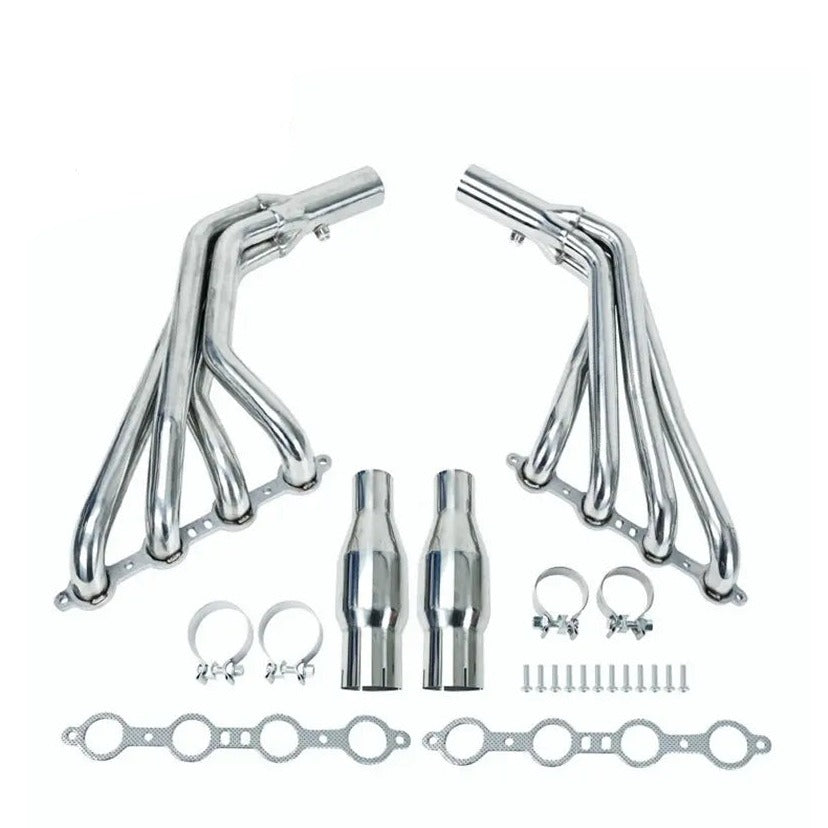 Long Tube Headers for 2010-2015 Chevrolet Chevy Camaro SS LS3 6.2L V8 Flashark