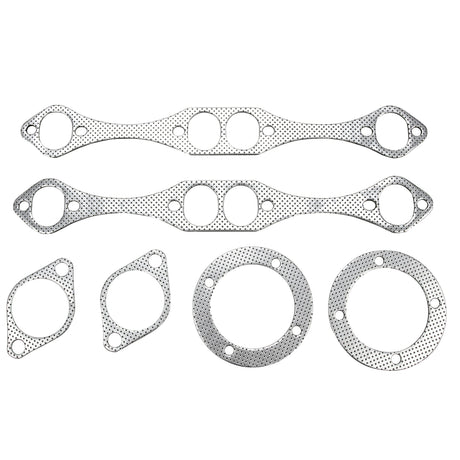 Exhaust Header for 1965-1974 Chevrolet Camaro Chevelle Malibu Nova El Camino Impala丨SBC 265-400 C.I. V8丨Standard/Vortec/ZZ-4 D-port Heads (NOT LT-1)