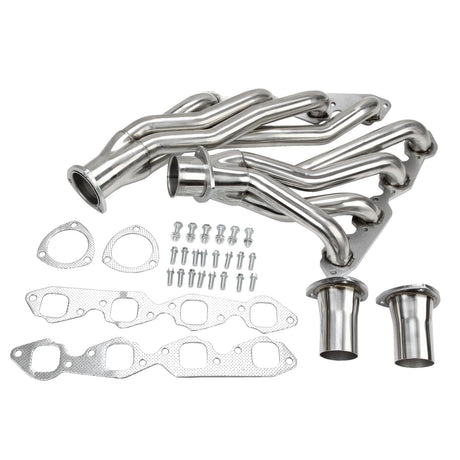 Exhaust Header for 1965-1972 Chevrolet/Chevy Camaro, Nova, Bel Air, Biscayne, Impala 396/402/427/454 - Short Tube Flashark