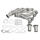 Exhaust Header for 1965-1975 Chevrolet Chevelle El Camino Laguna Caprice Kingswood Camaro SS Malibu Impala Bel Air Biscayne Brockwood Townsman 396/402/427/454 - Short Tube