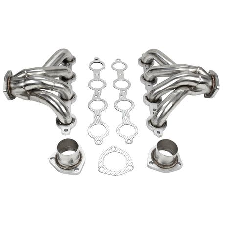 Stainless Steel Block Hugger LS Swap Exhaust Headers for 1923-1967 Chevrolet Small Block (LS1/LSX, 350 Compatible) Flashark