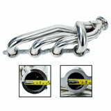 Exhaust Header for 1982-2004 Chevrolet Chevy GMC LS Swap S10 LS1 LS2 LS3 LS6 | 4.8L 5.3L 5.7L 6.0L 6.2L Engines Flashark