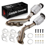 Exhaust Manifold Catalytic Converter Kit for 2006 - 2017 Lexus IS250/IS350/GS350/RC350 2.5L/3.5L V6 2PC-Direct Fit，E.P.A. Compliant Flashark