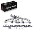 Exhaust Header | 1991-2001 Jeep Wrangler / 1993-2001 Cherokee / 1991-1992 Grand Cherokee 4.0L I6 Flashark