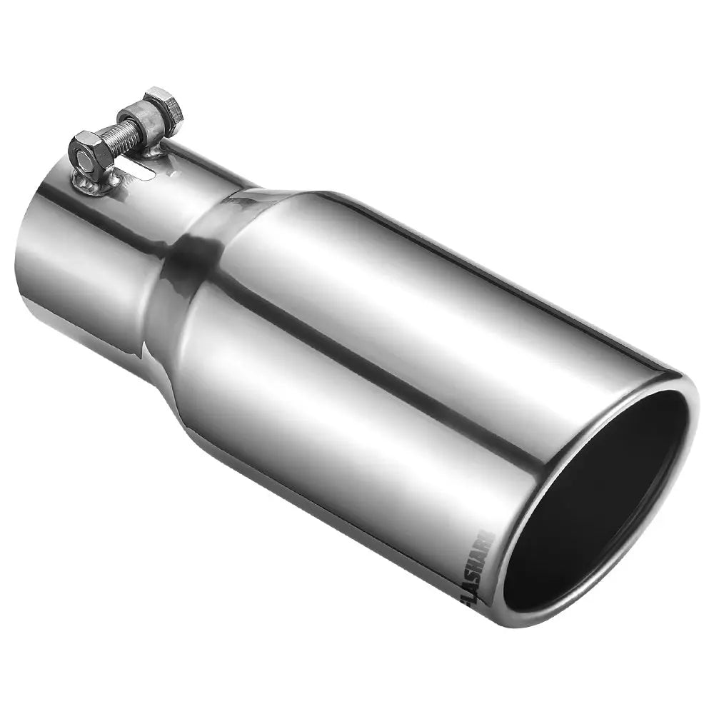 Exhaust Tip 3 Inches In, 4 Inches Out, 10 Inches Length T304 Flashark