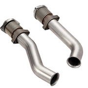 Exhaust Up-Pipe for 1999.5-2003 7.3L Ford Powerstroke Turbo Pedestal Ebp Valve 5+5 Wheel & Up Pipes Flashark