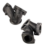 Exhaust Up-Pipe for 1999.5-2003 7.3L Ford Powerstroke Turbo Pedestal Ebp Valve 5+5 Wheel & Up Pipes Flashark