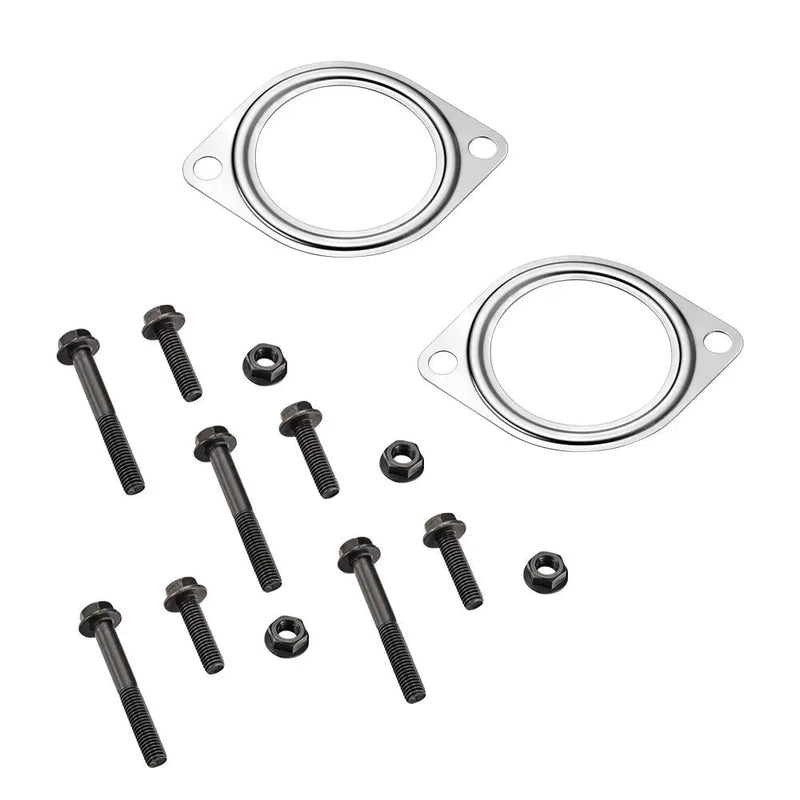 Exhaust Up-Pipe for 1999.5-2003 7.3L Ford Powerstroke Turbo Pedestal Ebp Valve 5+5 Wheel & Up Pipes Flashark