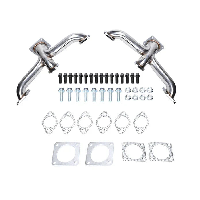 Exhaust Headers for 1932-1953 Ford Flathead V8 Pickup Truck Flashark