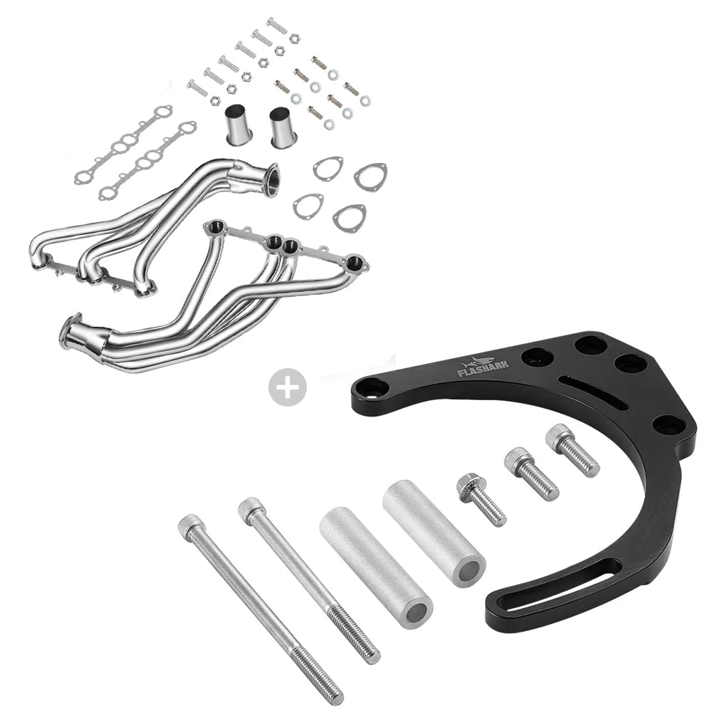 Exhaust Header for 1963-1981 Chevrolet Corvette V8 Engines Flashark