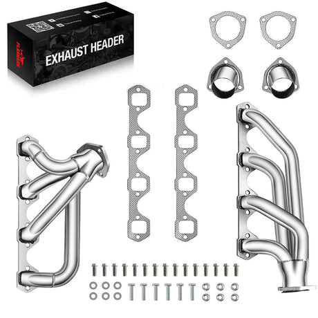 Exhaust Header for 1964-1977 Ford Mustang/Fairlane/Falcon/Maverick Mercury Cougar 260 289 302 V8 Flashark