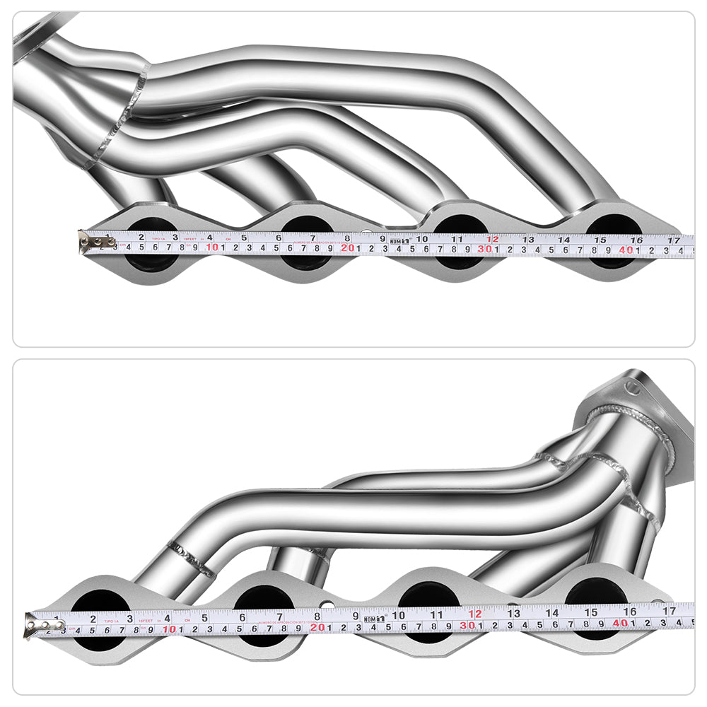 Shorty Header for 1999-2006 GMC Yukon/Sierra Chevy Avalanche/Silverado/Suburban 1500 4.8L/5.3L Flashark