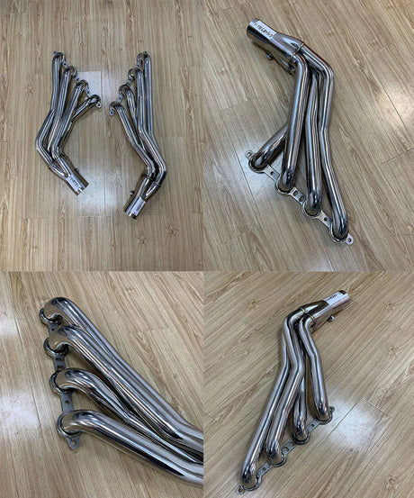 Long Tube Headers For 1960-1988 Chevy C10 LS Swap 4.8L 5.3L 5.7L 6.0L 6.2L Flashark