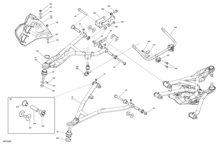 Outlander CAN-AM OEM RH Lower Suspension Arm | 706204638