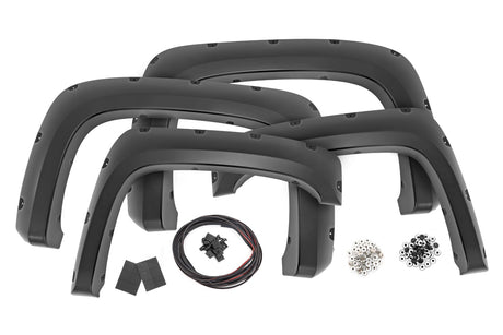 Pocket Fender Flares 6 Foot 7 Inch & 8 Foot Bed Chevy Silverado 1500/2500HD/3500HD (07-14) Rough Country