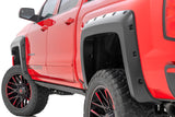 Pocket Fender Flares 6 Foot 7 Inch & 8 Foot Bed GBA Black Chevy Silverado 1500 (14-18)/ 2500HD (15-19) Rough Country