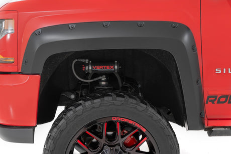 Pocket Fender Flares 6 Foot 7 Inch & 8 Foot Bed Chevy Silverado 1500 (14-18)/Silverado 2500 HD (15-19) Rough Country