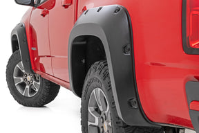 Pocket Fender Flares GBA Gloss Black Chevy Colorado 2WD/4WD (2015-2022) Rough Country