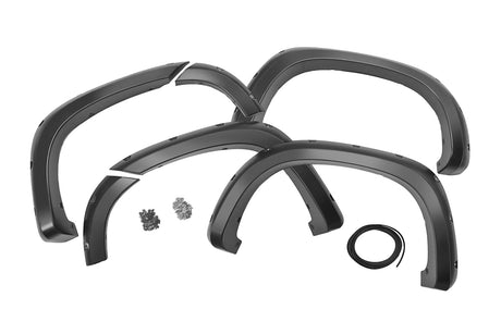 Pocket Fender Flares GBA Black Chevy Silverado 1500 2WD/4WD (2019-2021) Rough Country