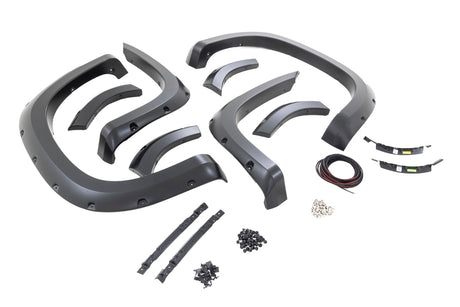 Pocket Fender Flares GBA Black Chevy Silverado 1500 2WD/4WD (2019-2021) Rough Country