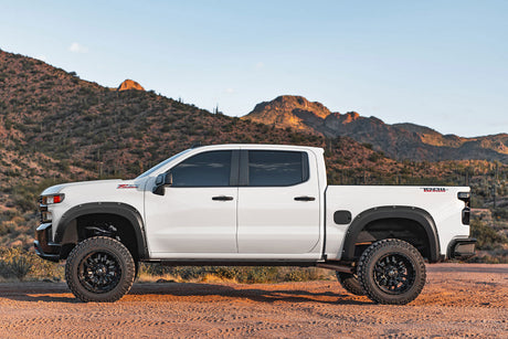 Pocket Fender Flares GBA Black Chevy Silverado 1500 2WD/4WD (2022-2026) Rough Country