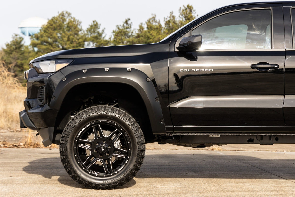 Pocket Fender Flares GBA Gloss Black Chevy Colorado 2WD/4WD (2023-2026) Rough Country