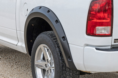 Pocket Fender Flares PX8 Black Crystal Ram 1500 2WD/4WD (2009-2018 & Classic) Rough Country