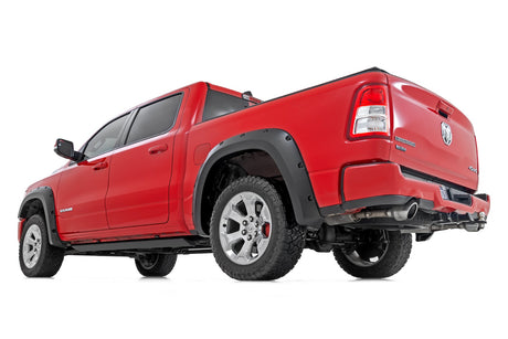 Pocket Fender Flares PX8 Black Crystal Ram 1500 2WD/4WD (2019-2024) Rough Country